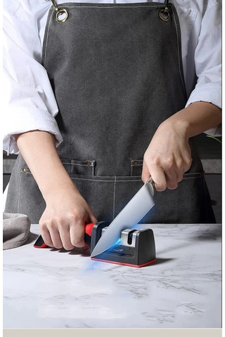 Profesyonel Bıçak Bileyici 3 Açılı El Bıçakları Satır Bileyici Ergonomik Tasarım Bıçak Bileyici Plas