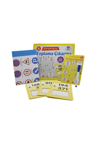 Toplama ve Çıkarma Dört İşlem Kartlar Teleskop Popüler Bilim