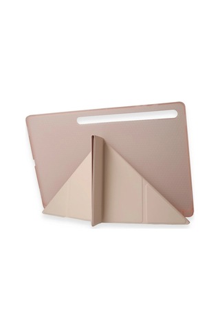Samsung Galaxy Tab A9 Kılıf Kalemlikli Mars Tablet Kılıfı - Rose Gold Arka Kapak