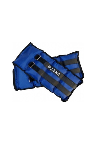 Valeo 2 x 2.5 KG Ayak Bilek Ağırlığı Mavi
