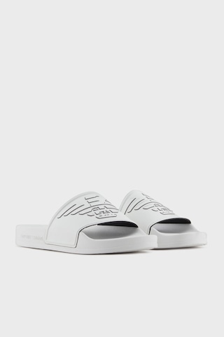 Emporio Armani Unisex Terlik Xvps11 Xr273 T680 Beyaz-siyah Beyaz-siyah