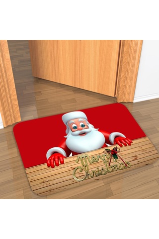 Suntek Yılbaşı Banyo Zemin Mat S-harfi-ile-noel-baba S Harfi İle Noel Baba