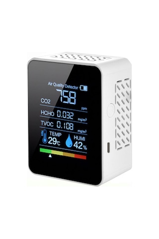 Triline Dijital 5in1 Hava Dedektörü Hava Kalite Ölçüm Cihazı