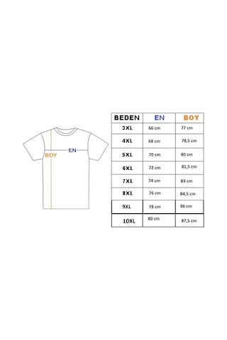 Sngl Tekstil Erkek Büyük Beden Kısa Kollu İran Bayrak Baskılı Tişört 3xl 4xl 5xl 6xl 7xl 8xl 9xl Siyah