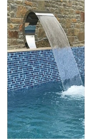 DEV PASLANMAZ 500x600 mm Kobra Model Havuz Şelale AISI 316 KALİTE