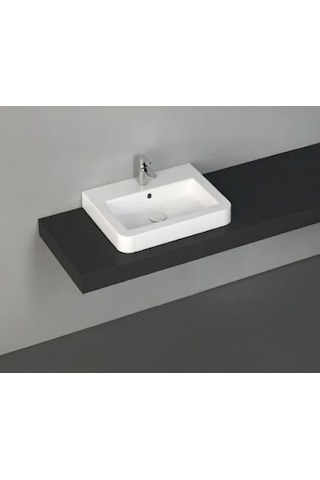 İsvea - Sott Aqua Dolap Uyumlu Lavabo Beyaz 61 Cm - 10sq50061sv Beyaz