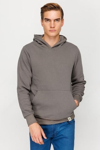 Igs İgs Standart Kapüşonlu Erkek Sweatshirt Koyu Gri
