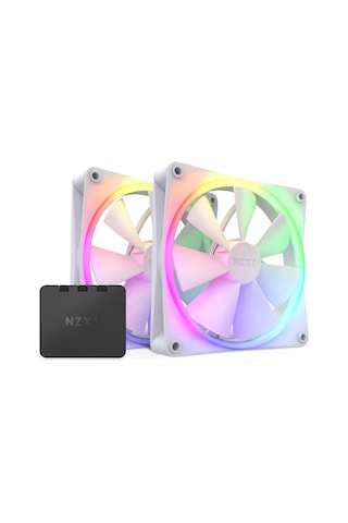 Nzxt F140 Rgb White 140 Mm Fan 2'li Set Rf-r14df-w1