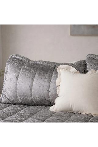 Luna Bueno Glory Silver Çift Kişilik Yatak Örtüsü Çok Renkli