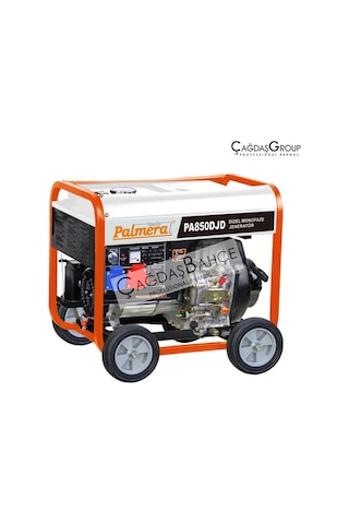 Palmera Pa-850Djd Dizel Monofaze Ve Trifaze Jeneratör 8.2 Kw 11Hp