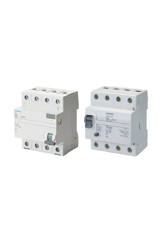 Siemens 5SV4344-0 AC 30Ma Trifaze Kaçak Akım Koruma Rölesi 4 x 40