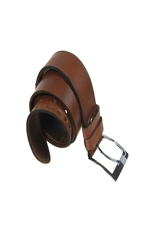 Hakiki Deri Erkek Kot Kemeri 4,5 Cm Açık Kahverengi