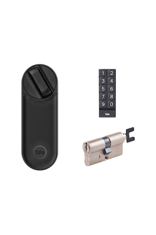Linus Set - Akıllı Kilit L2 Siyah, Ayarlanabilir Silindir Ve Akı