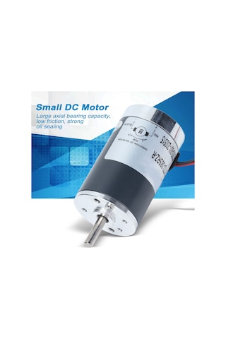 Aubyhe Mikro Dc Motor, 24v 3000 Devir, Çift Toplu Rulmanlı, Yüksek Tork, Yüksek İletkenlik, Ev Aletleri Ve Otomatik Cihazlar İçin Zytd38srzr