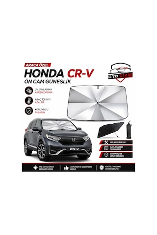 Honda Cr-v Şemsiye Tip Ön Cam Güneşliği Katlanabilir Uv Korumalı Araç Cam Güneşlik