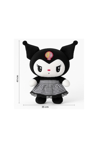 Anime Kuromi Peluş 40 Cm Büyük Boy Çok Renkli