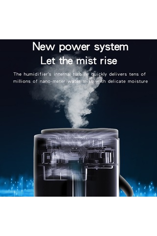 Wezone Beyaz Usb Bluetooth Müzikli Islaklık 1000ml - Renkli Işık, Uçucu Yağ Dağıtıcı, Havayı Nemlendirir Ve Temizler