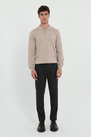 Dufy Erkek Regular Fit Polo Yaka Bej Triko-19505