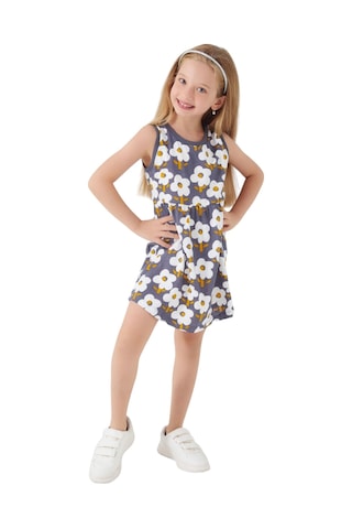 Rolypoly Florals Kız Çocuk Elbise Antrasit
