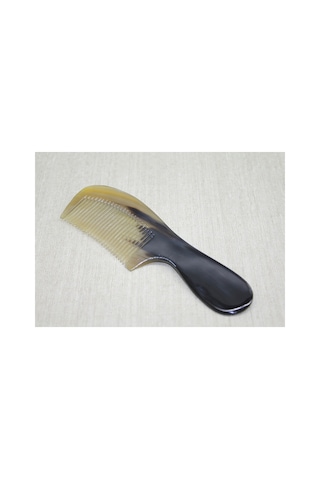 1 Adet Tutmalı Kemik Tarak Saplı Saç Tarama Aracı, 18 Cm Boy, Kemik Model, Hair Comb