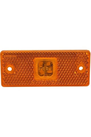 12v-24v Yan Sinyal Lambası Dorse Side Marker Turuncu 4 Ledli 105 44 Mm E37