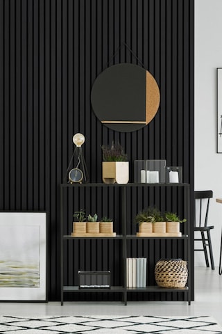 Mdf Ahşap Akustik Duvar Ve Tavan Kaplama Paneli 100 x 275 CM - Siyah