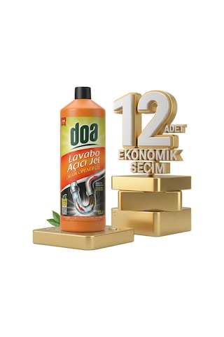Doa Lavabo Açıcı Jel 12x1000 Ml