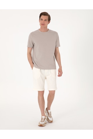 Pierre Cardin Erkek Bej Şort Örme 50303891-vr011 Bej