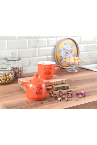 Madame Coco Grand Demlik 1kcayd0130300-280ml-kiremit