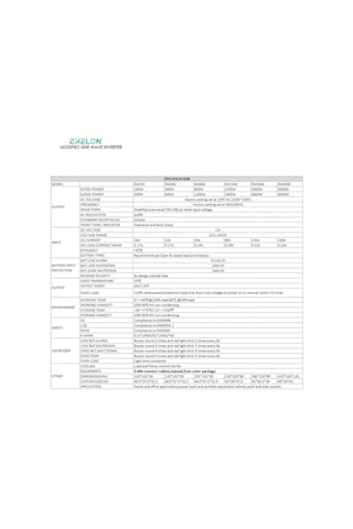 Exelon Modifiye Sinüs 150w 12v İnverter