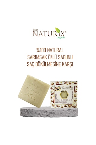 Naturix Natural Sarımsak Özlü Sabun 125 G