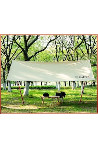 Madfox Oem 4 3 M Güneş Ve Rüzgar Korumalı Tarp Bej