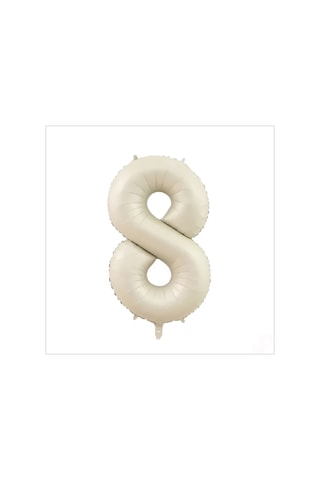 8 Yaş Rakam Krem Folyo Balon 76 CM