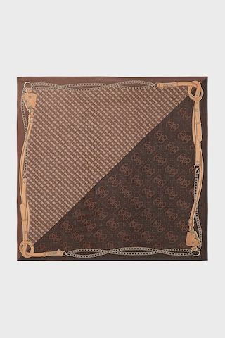 Guess Lindsey Desenli 120 X 120 Cm Eşarp Aw5536mod03 Bayan Eşarp Aw5536 Mod03 Bnl Kahve