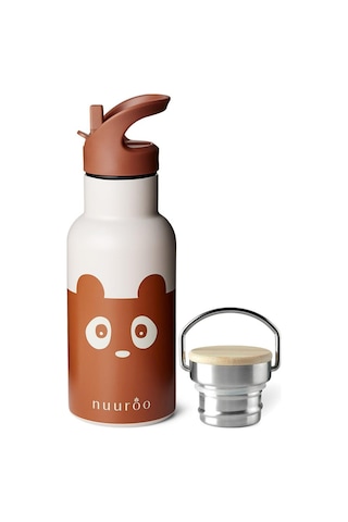 Nuuroo Bertil Pipetli Paslanmaz Çelik Termos Caramel Cafe Kahverengi 350 Ml