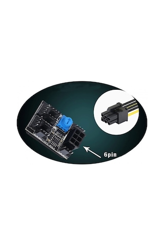 Dc 12v 3pin 4 Pin 8 Kanallı Pc Fan Hız Kontrolü Modülü