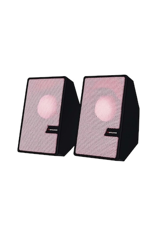 River World Usb Hoparlör 3,5 Mm + Usb 2.0 Rengi Pembe
