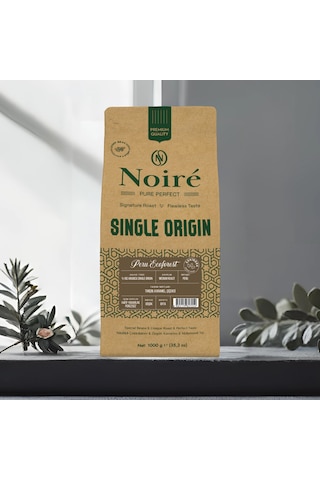 Noire Peru Ecoforest 1000g %100 Arabica Single Origin Çekirdek