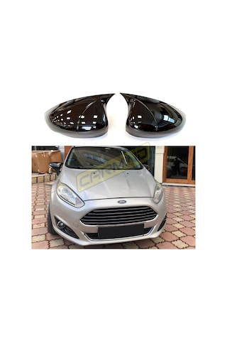 Ford Fiesta Batman Yarasa Ayna Kapağı Piano Black 2008-2017