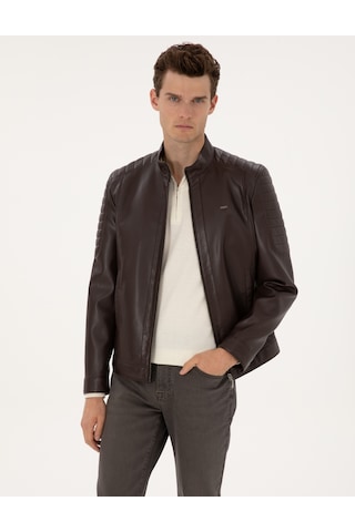 Pierre Cardin Erkek Kahverengi Deri Mont-kaban 50318037-400 Kahverengi