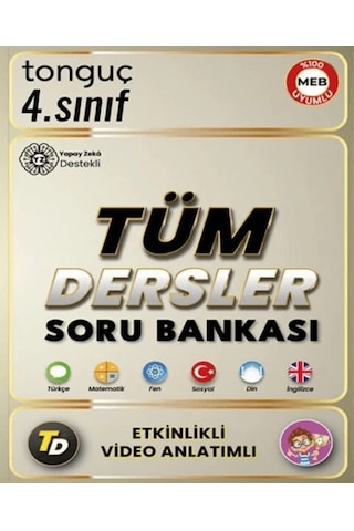 Tonguç Yayınları 4. Sınıf Tüm Dersler Soru Bankası Tonguç Yayınları 4. Sınıf Tüm Dersler Soru Bankası