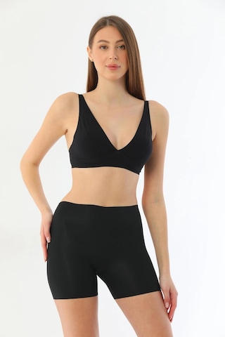 L'ombre Siyah Mı 2703 Lazer Kesim İz Yapmaz Hayalet Boxer