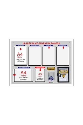 D-21 Maben Iş Sağliği Ve Güvenliği Panosu - Ramak Kala Kutusu
