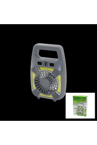Usb Şarjlı 2in1 Mini Fan Ve Fener 10w - 2 Kademe, Su Geçirmez, Taşınabilir