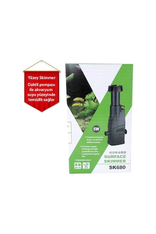 Sk-680 Akvaryum Yüzey Temizleyici Filitre