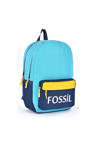 Fossil Unisex Çok Gözlü Günlük Seyahat Okul Sırt Çantası Turkuaz 9504