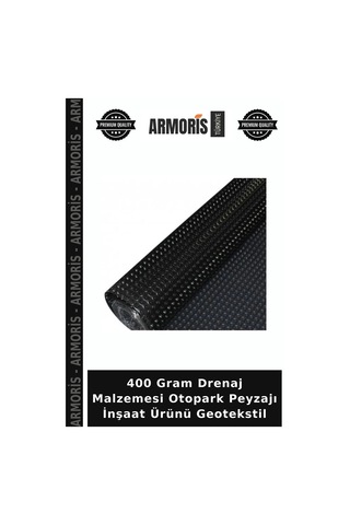 400 Gram Drenaj Malzemesi Otopark Peyzajı İnşaat Ürünü Geotekstil