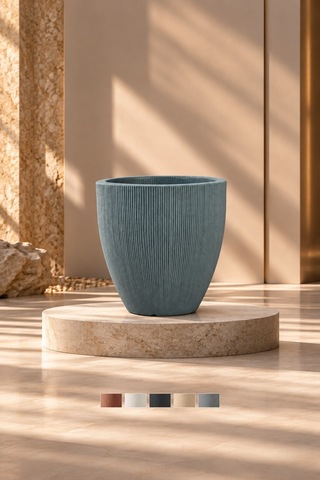 Bostann Dekoratif Saksı - Botonıa 030 - 50l - Gri 50 Lt