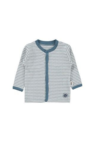 Civil Baby Çizgili 1-9 Ay Pijama Takımı - Ekru