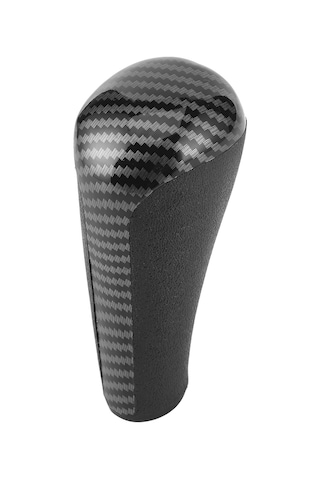 Reedark Peugeot 206 207 208 307 308 408 İçin Abs Plastik Karbon Desenli Kayar Vites Topu - Anti Kayma, Kolay Kurulum, Vintage Tarz